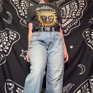 Vintage light blue straight legs Levi’s.